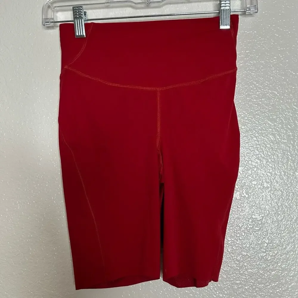 Lululemon Base Pace High-Rise Shorts Red 4 - Picture 2 of 4